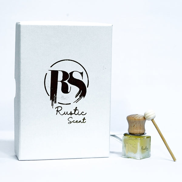 Rustic Scent Wooden Car Aroma Diffuser - Premium Air Freshener
