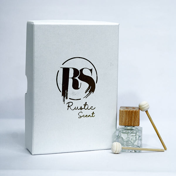 Rustic Scent Wooden Car Aroma Diffuser - Premium Air Freshener